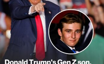 Donald Trump’s Gen Z son, Barron, is serving as his unofficial podcast adviser