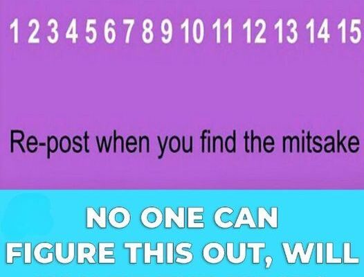 Can You Spot the Mistake in This Puzzle?