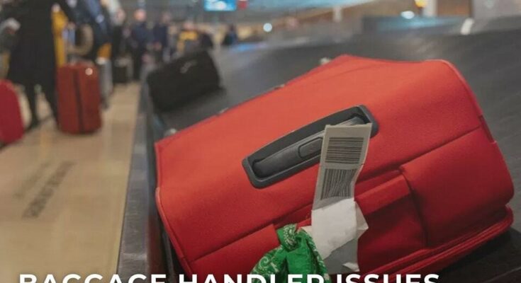 If you are a baggage handler, here’s why you never should tie anything to your suitcase