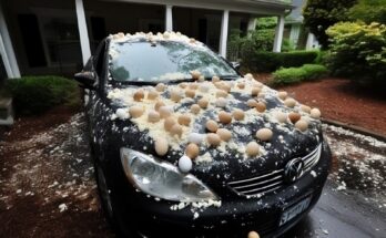 My Neighbor Threw Eggs at My Car Because It Was ‘Blocking the View’ of His Halloween Decorations