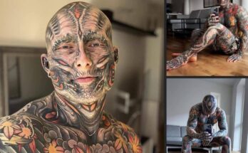 Tattoo Addict Inks 95 Percent Of His Body, Reveals What He Looked Like Just 5 Years Ago.