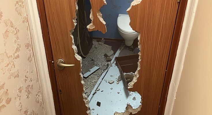 I Came Home to a Destroyed Bathroom Door — When I Found Out What Happened, I Filed for Divorce