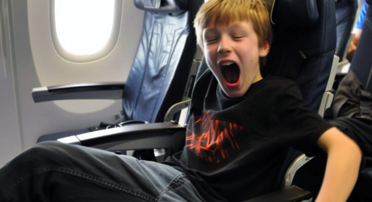 Boy Didn’t Stop Kicking My Seat during a Long Flight – My Dad Taught His Parents a Nice Lesson