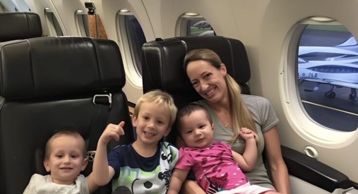 Millionaire Mocks Poor Woman with 3 Kids on Business Class Flight until Pilot Interrupts Him — Story of the Day